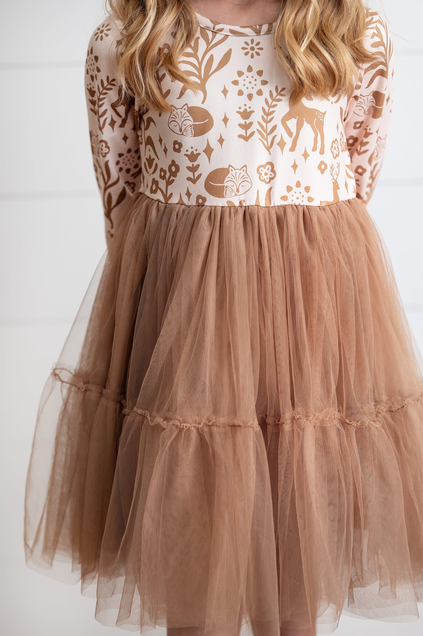 Woodland Deer Tulle Dress