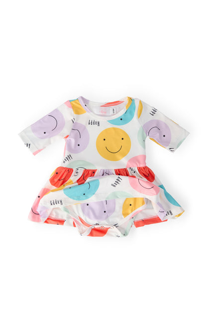 Happy Days 3/4 Sleeve Twirl Bodysuit