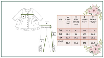 Holiday Plaid Pocket Pant Set