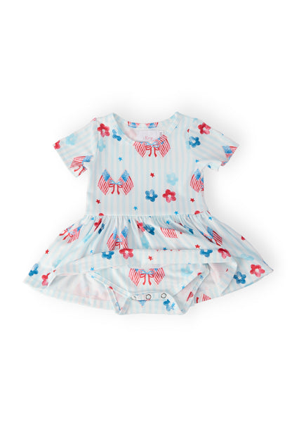 Home of the Brave S/S Twirl Bodysuit