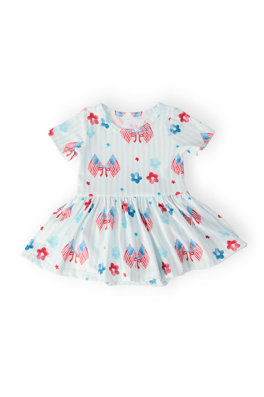 Home of the Brave S/S Twirl Bodysuit