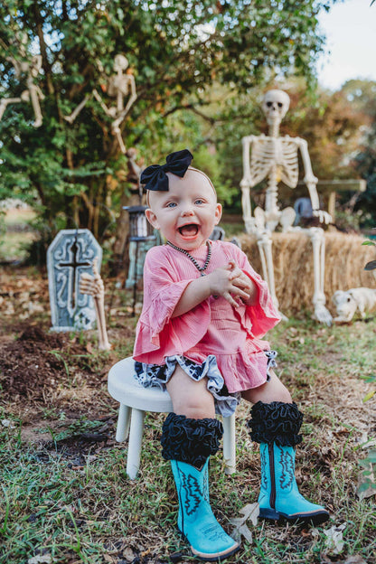 Bubblegum pink ruffle top