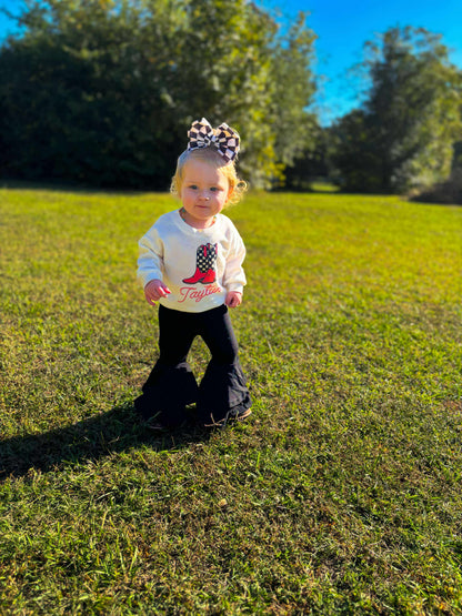 Basic but Bold Double Bell Bottoms