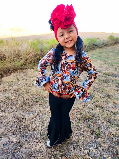 Basic but Bold Double Bell Bottoms