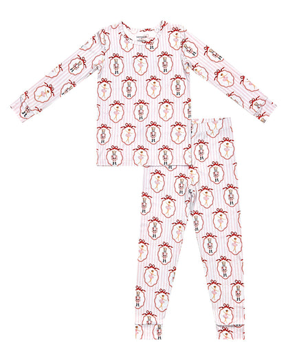 Bamboo Two Piece Set | Pink Nutcracker