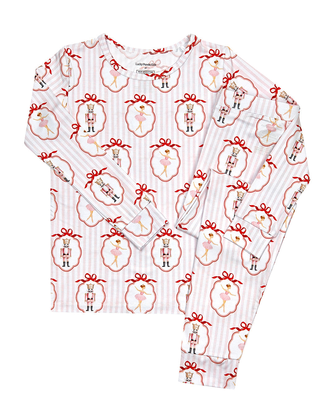 Bamboo Two Piece Set | Pink Nutcracker