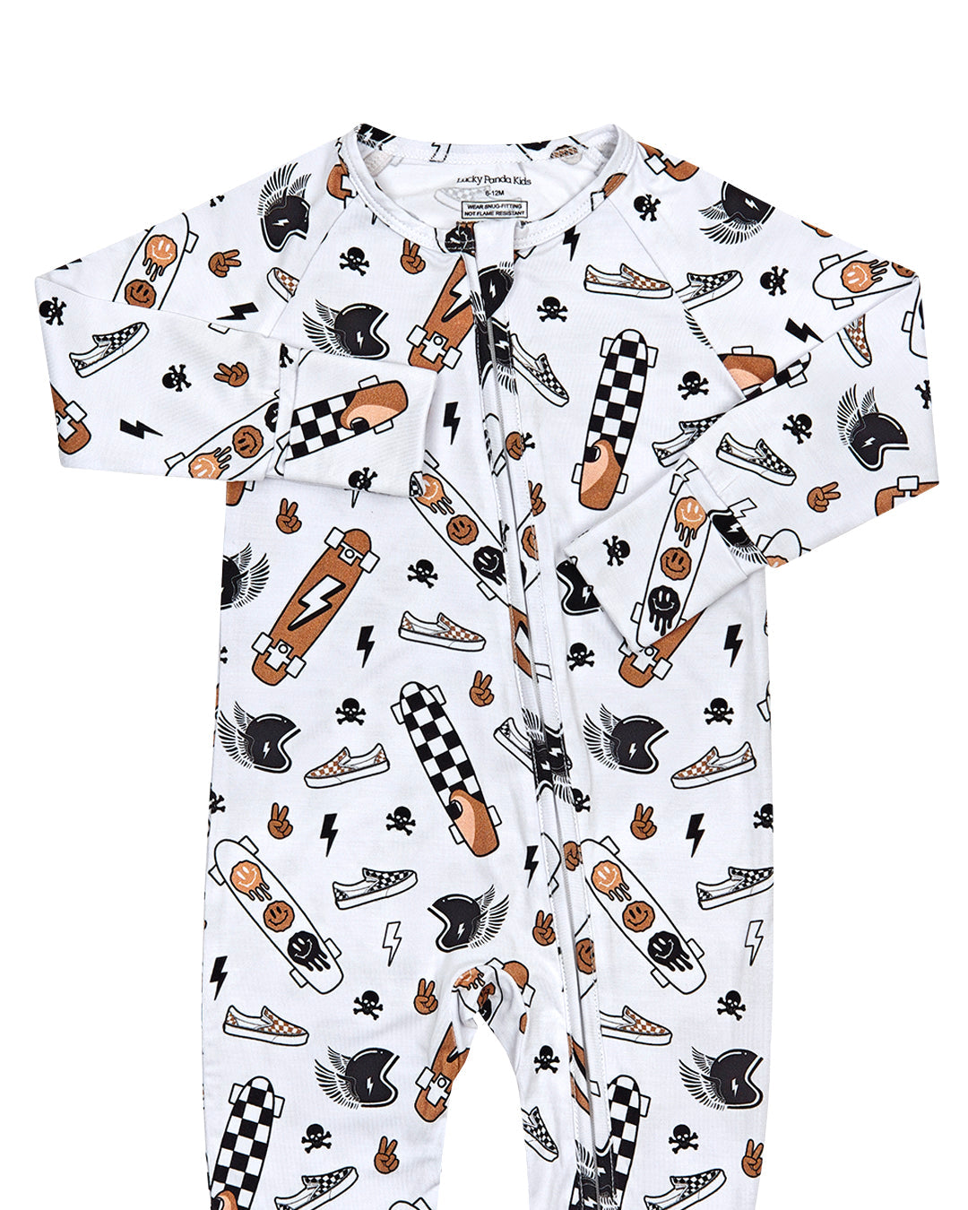 Bamboo Zip Romper | Sk8er