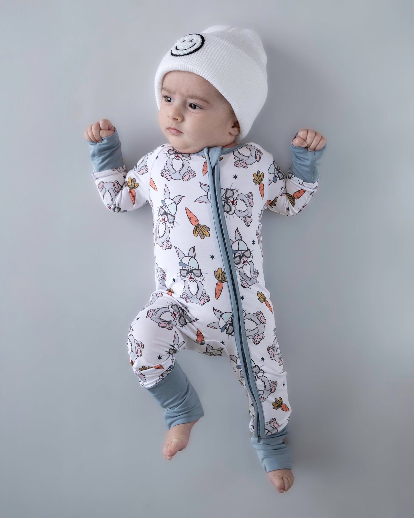 Bamboo Zip Romper | Rad Bunny