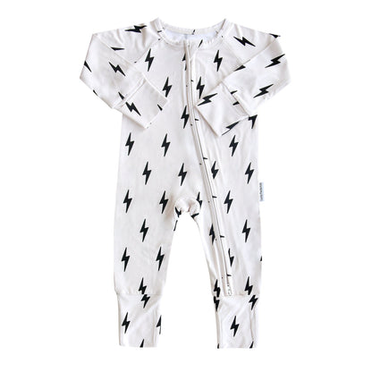 Bamboo Zip Romper | Little Bolt