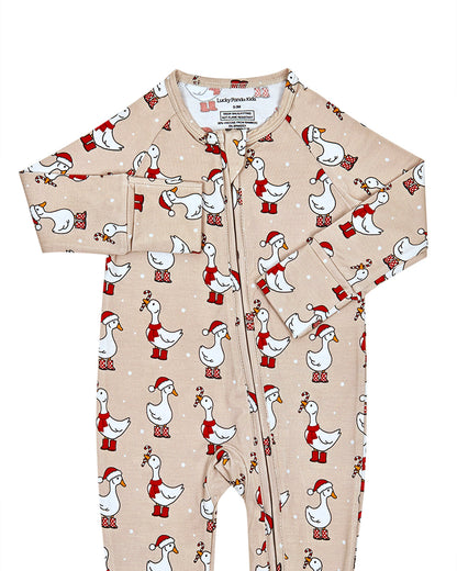 Bamboo Zip Romper | Merry Goose