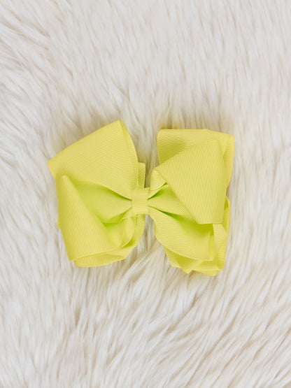 Double Layer Bow – 5 Inch | Available in 40 Gorgeous Colors