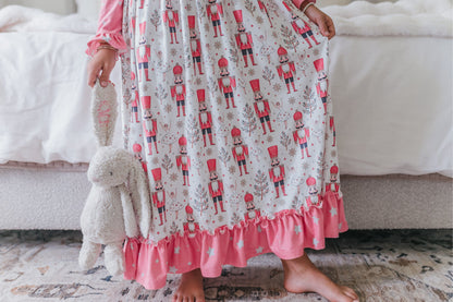 Pink Nutcracker Lounge Gown