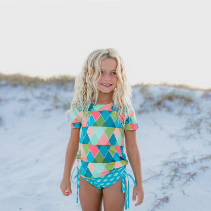 Olivia Diamond Rash Guard Swimsuit