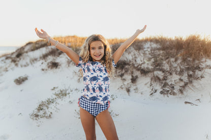 Sophie Sea Turtle Rash Guard Swimsuit