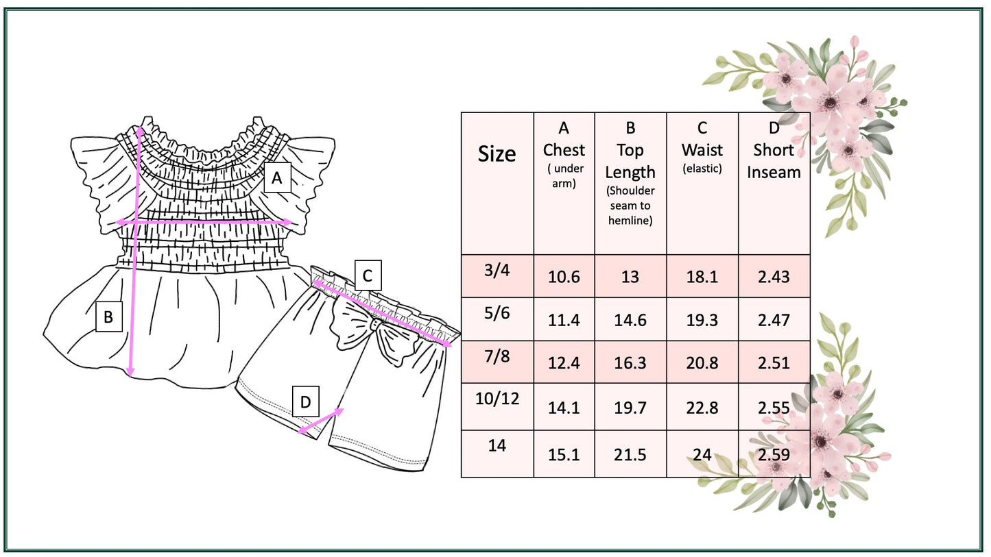 Lep Shirred Short Set