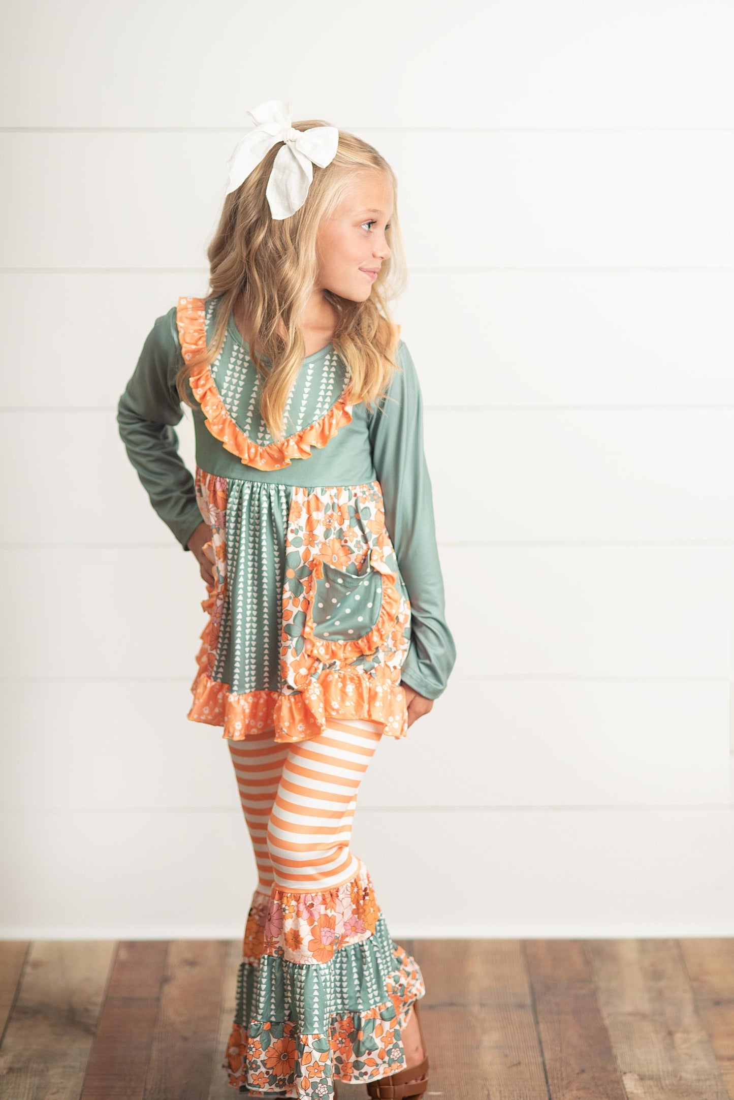 Sage Bell Bottom Set