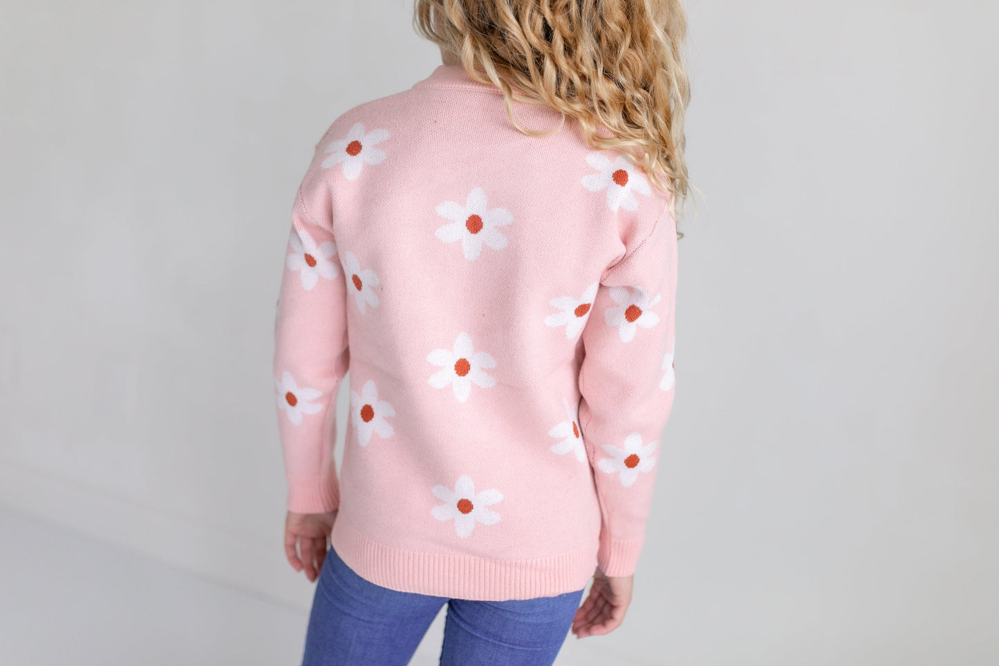 Blush Flower Sweater