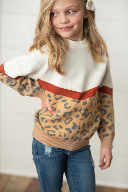 Rust Lep V Sweater