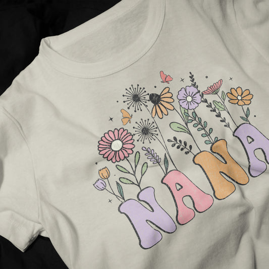 Floral Nana Graphic Tee