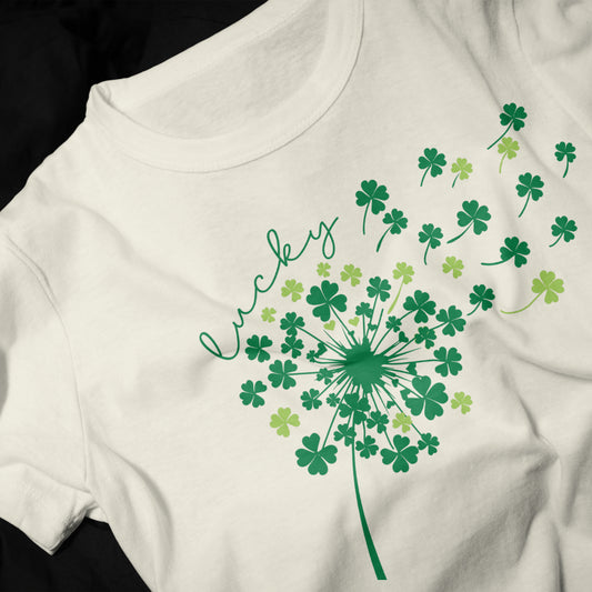 Lucky Dandelion Clover T-Shirt