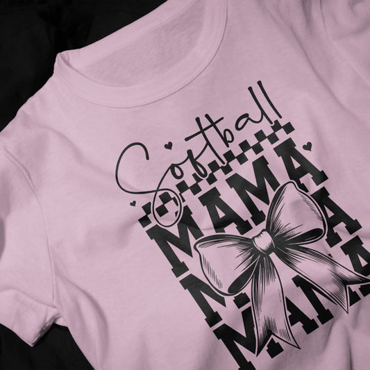Softball Mama T-Shirt – Stylish & Sporty for Proud Moms