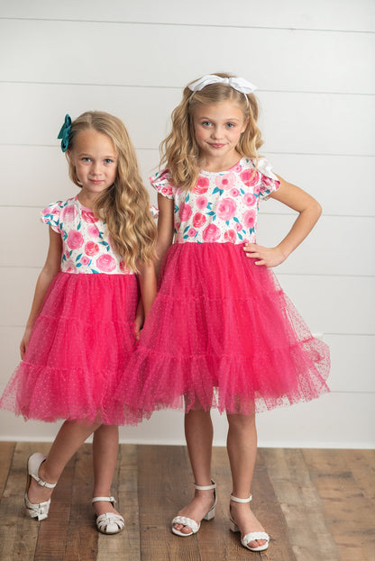 Tulle Rose Dress