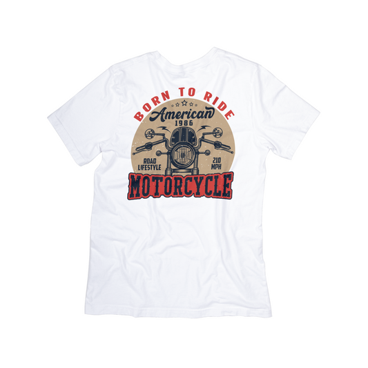 Born to Ride – American Motorcycle Tee