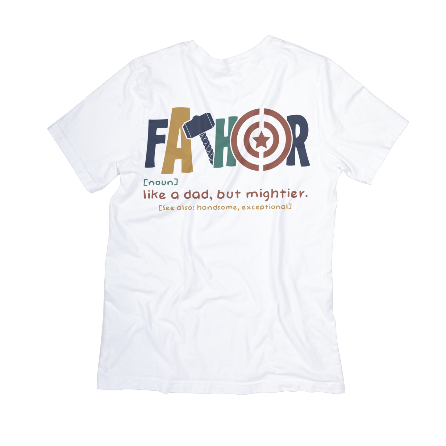 Fathor Super Dad Tee – Funny Marvel-Inspired Definition Shirt for Fathers