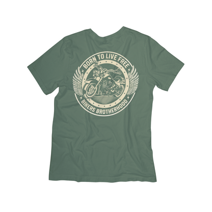 Born to Live Free – Bikers Brotherhood Tee