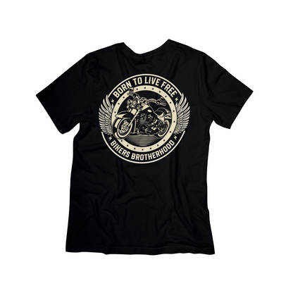 Born to Live Free – Bikers Brotherhood Tee