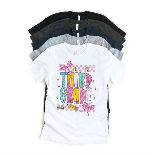 Hello Third Grade Teacher Shirt – Trendy Graphic Tee