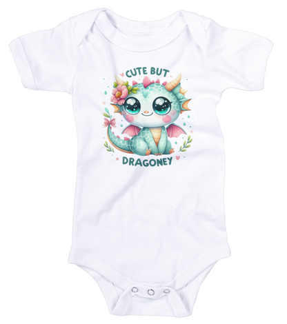 Cute but Dragoney" Baby Bodysuit