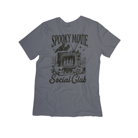Spooky Movie Social Club T-Shirt – Halloween Horror Night Tee