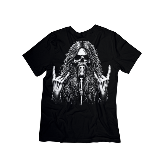 Rock ’n’ Bones Skull Singer Graphic Tee