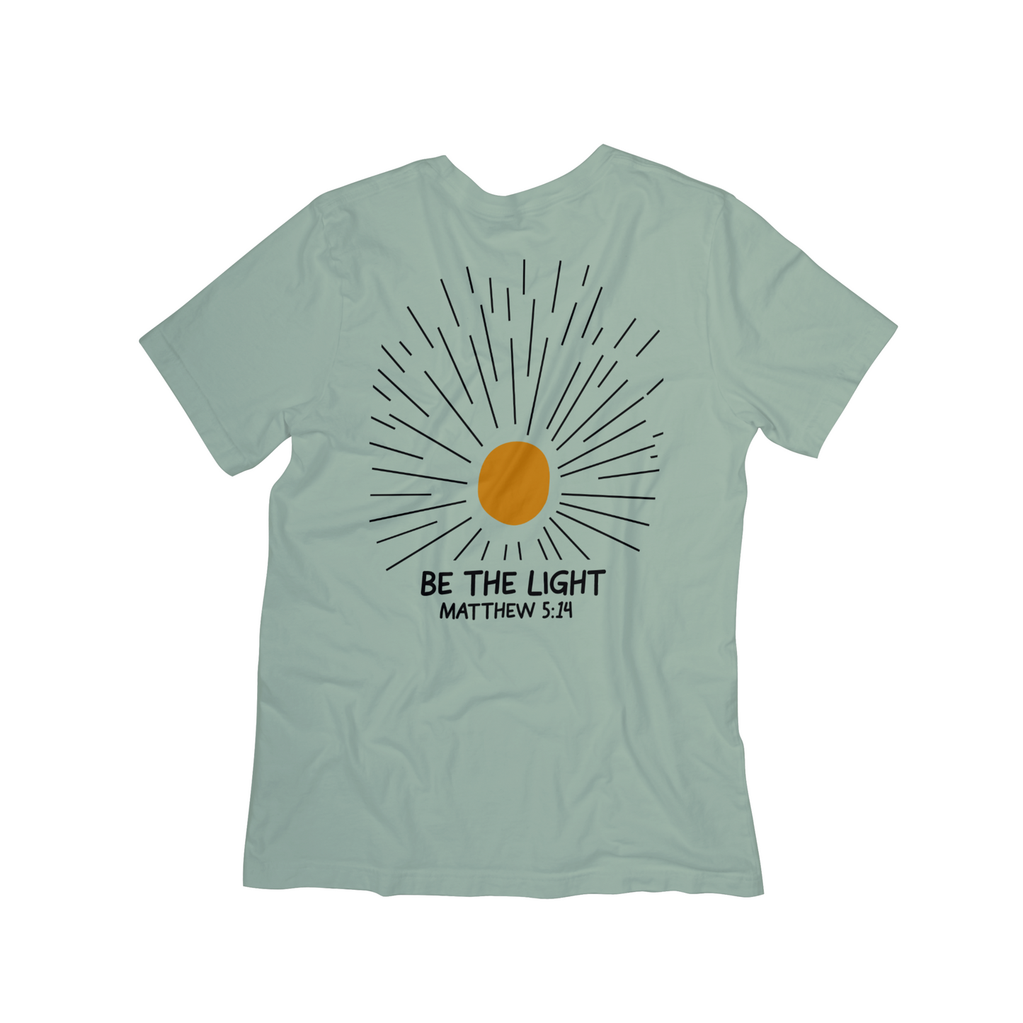 “Be the Light” Sunburst Faith Tee