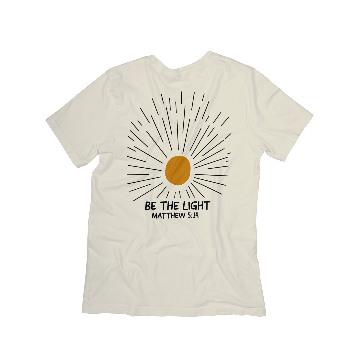 “Be the Light” Sunburst Faith Tee