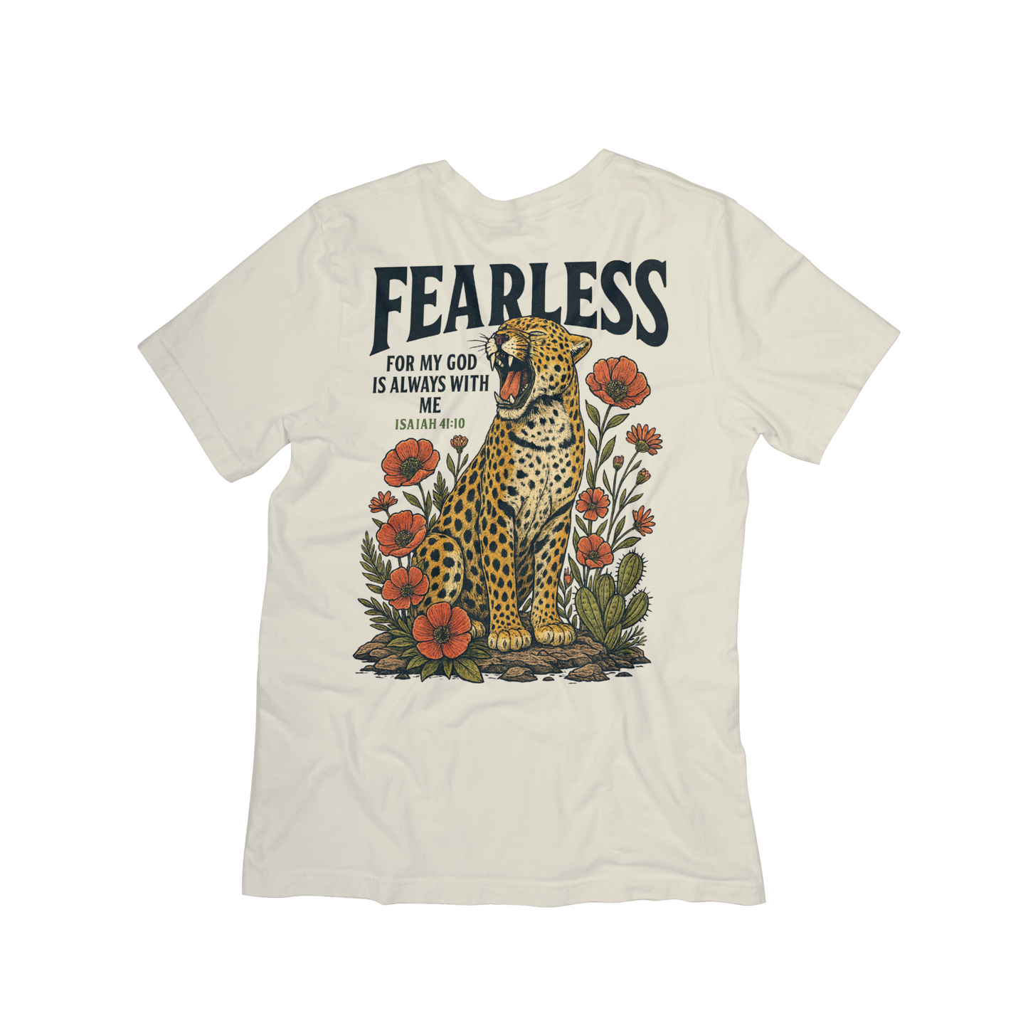 Fearless in Faith Leopard Tee