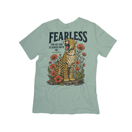 Fearless in Faith Leopard Tee