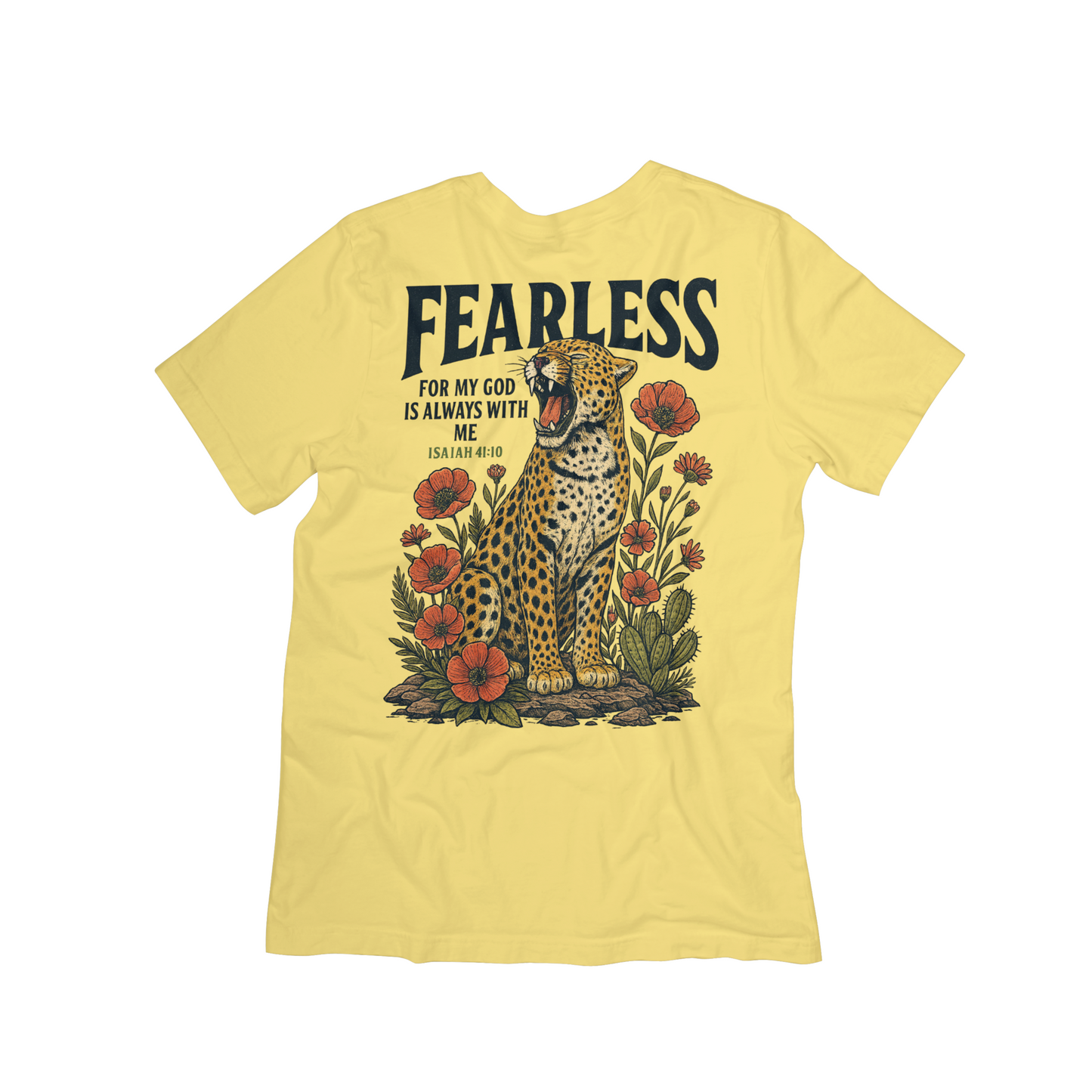 Fearless in Faith Leopard Tee