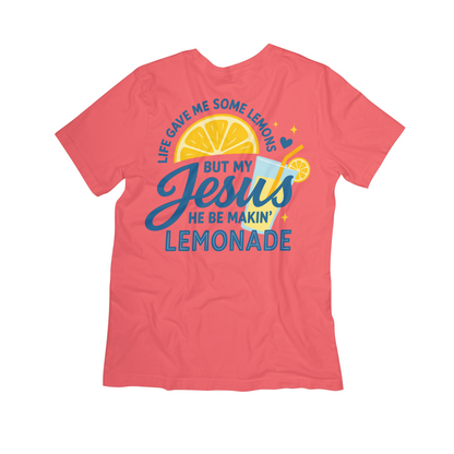 Life Gave Me Lemons But My Jesus Makes Lemonade – Christian Tee or Sweatshirt