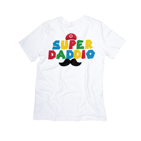 Super Daddio Gamer Dad Shirt – Funny Father’s Day Tee for Men