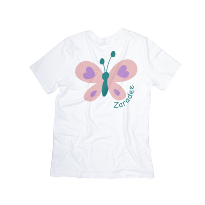 Zaradee Logo Tee – Butterfly Edition