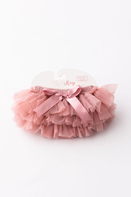 Vintage Pink Ruffle Tutu Bloomer