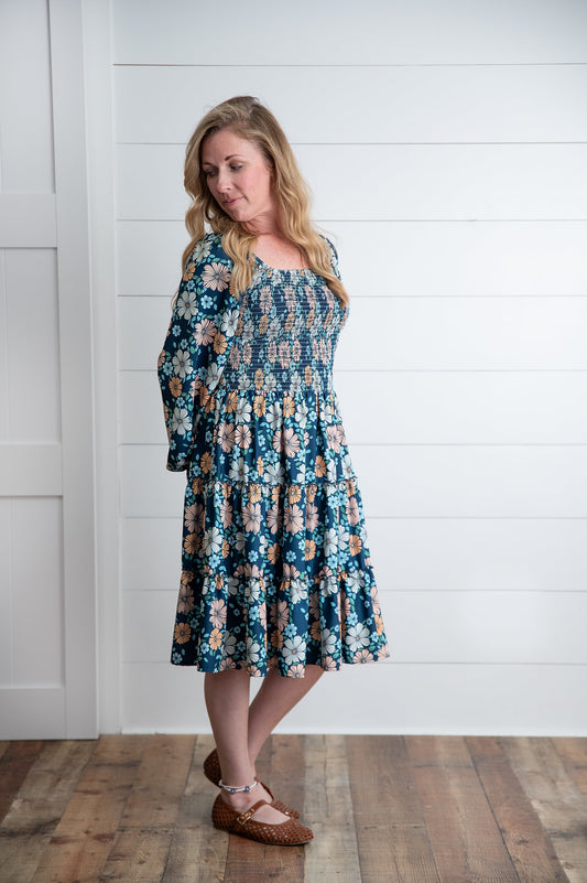 Women's Grace Winter Floral Dress- Mommy & Me