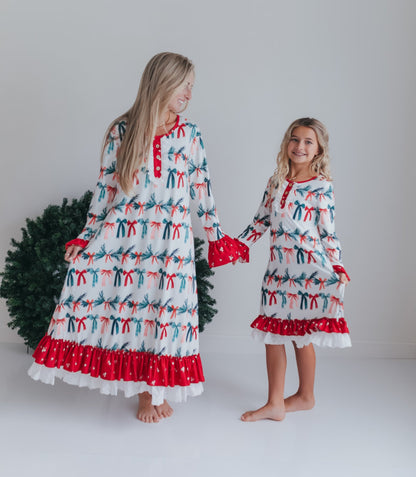 Women's Holly Bow Lounge Gown