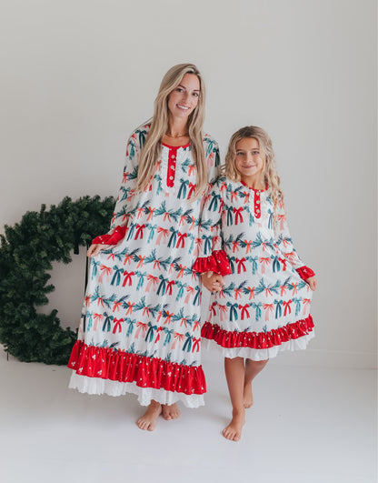 Women's Holly Bow Lounge Gown