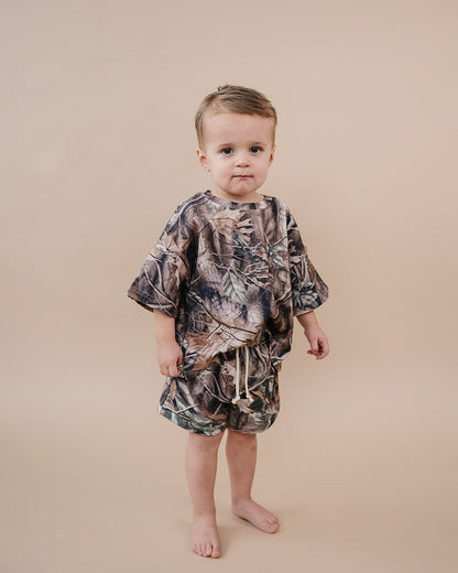 Shorts Set | Brown Camo