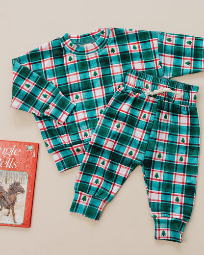 Jogger Set | Winter Plaid