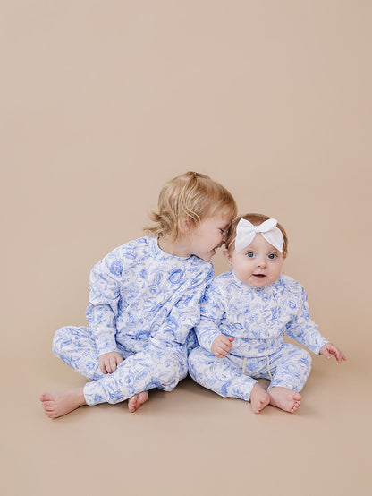 Jogger Set | Blue Flowers
