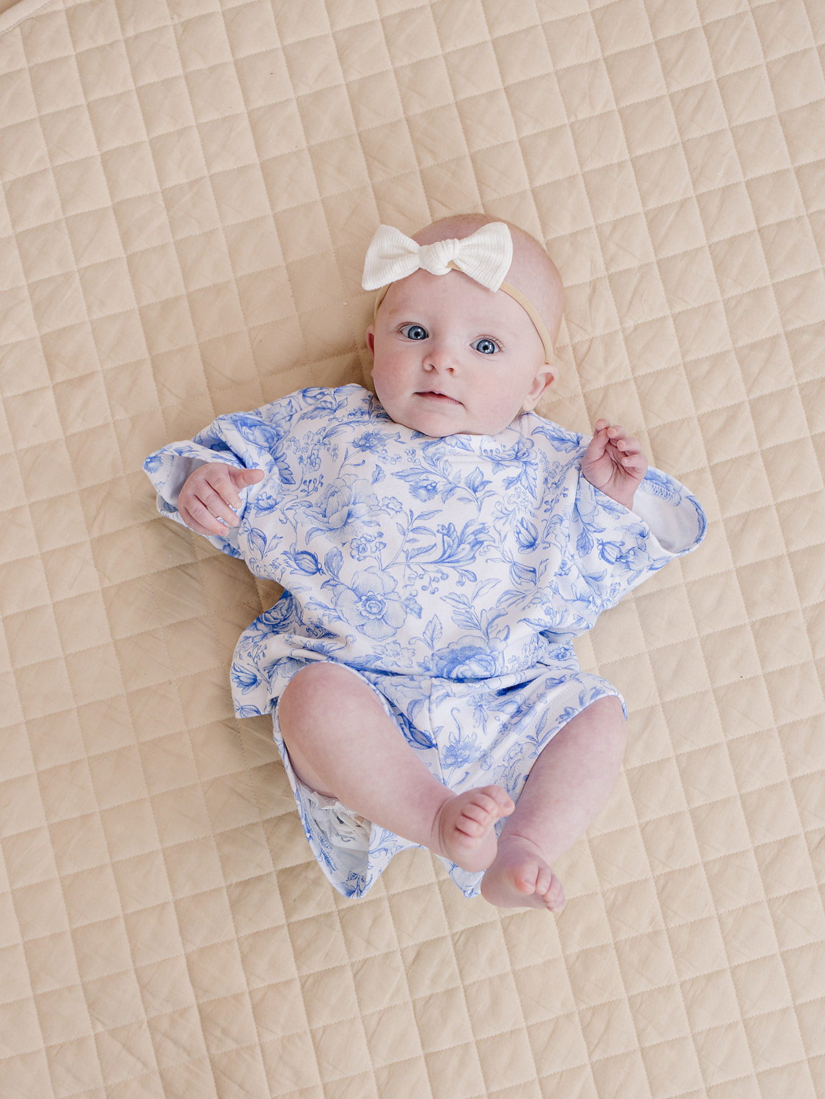 Shorts Set | Blue Flowers